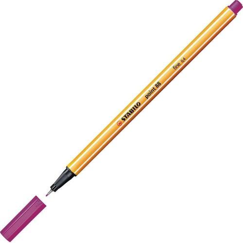 88/58 İnce Uçlu Keçeli Kalem 88 Point 0.4 Mm Lila (10 Lu Kutu)