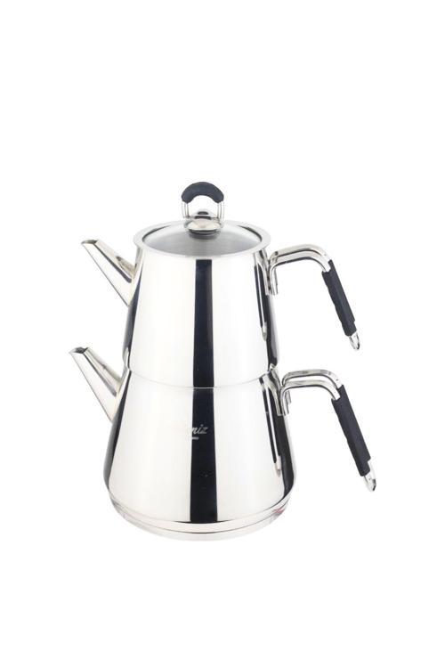 Piramit Mini Silikon Kulp Çaydanlık