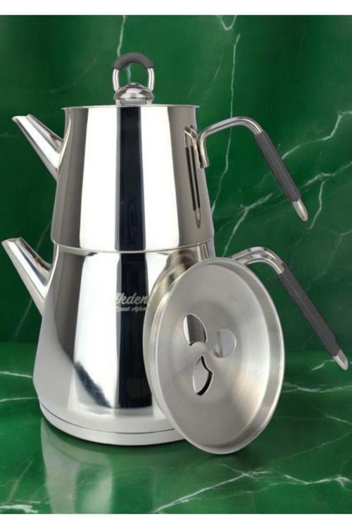 Piramit  Silikon Kulplu Mini Boy Çaydanlık