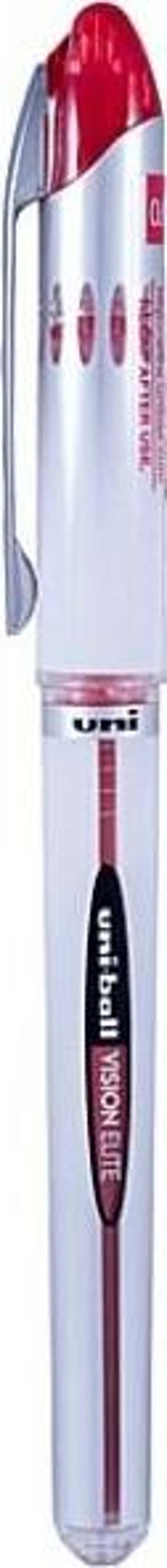 Ub-200 Roller Kalem Vision Elite Bilye Uç 0.8 Mm Kırmızı (12 Li Kutu)