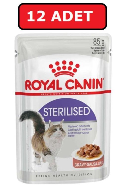 Royal Canın Sterilised Kısır Kedi Yaş Mama 12 Adet X 85 Gr Gravy Soslu