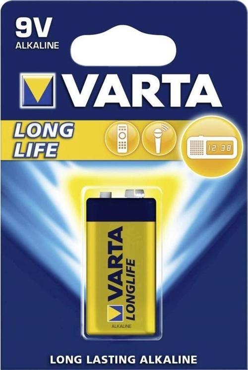 Alkalin 9 Volt Pil Long Life Extra 9 V