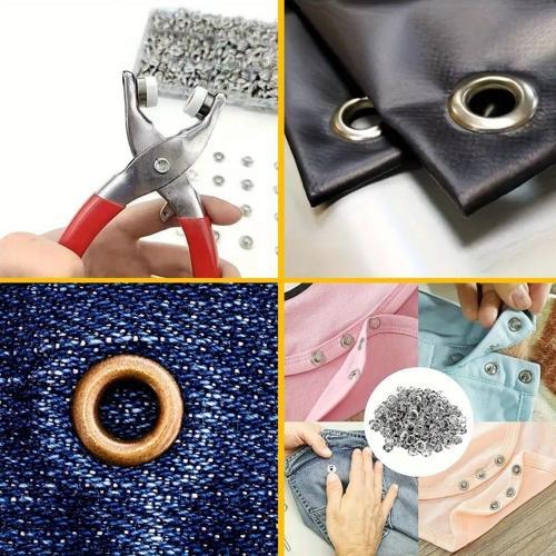 Büro Ev Atölye Takım Çantası için 200ADET Çıtçıtlı Montaj Pens Makinesi Seti