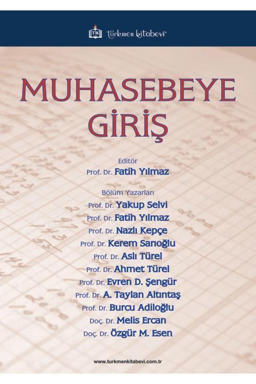 Türkmen Kitabevi Muhasebeye Giriş