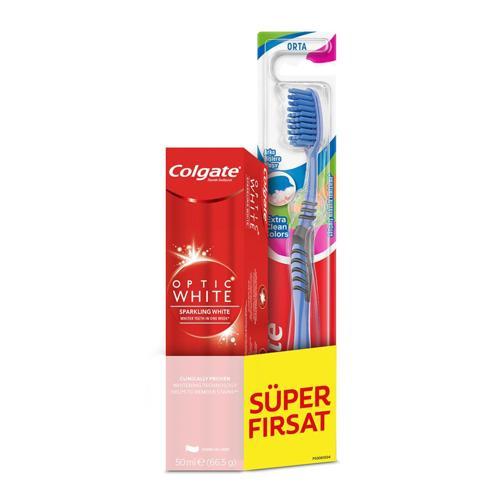 Optic White 50 Ml&Extra Clean Diş Fırçası