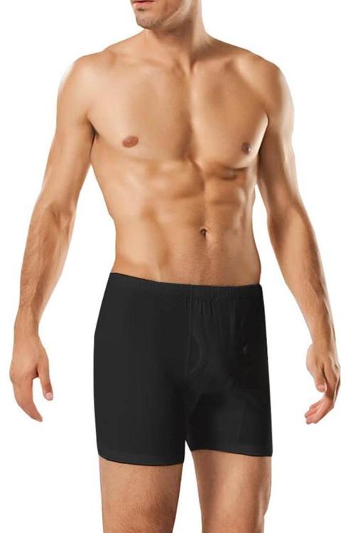 3'Lü Paket Penye Ribana Erkek Spordon Siyah 24504S