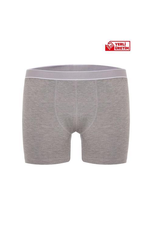 Erkek Bambu Boxer Short Yumuşak Ve Esnek Bel Bandı Nefes Alabilir Kumaş
