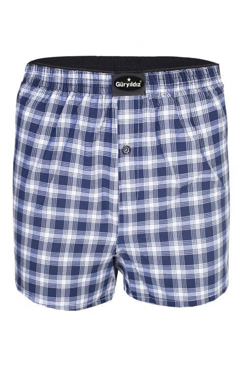 6 Adet Erkek Desenli Poplin Boxer Short 24510