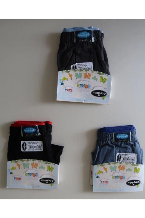 12'Li Erkek Çocuk Taşma Bel Boxer