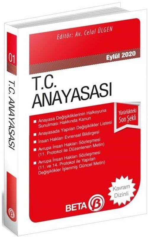 T.C. Anayasası - Eylül 2020