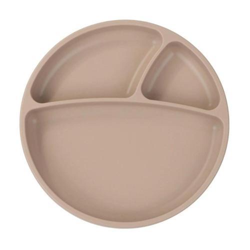 Nessiworld  Porsiyon Vakum Tabanlı Silikon Tabak Bubble Beige