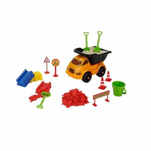 Nessiworld Crafy Neşeli Şantiye Oyun Kumu Seti 500 g 14 Parça
