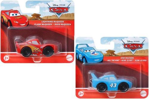 Disney Pixar Cars 2 Araç Set - Lightning (Şimşek) McQueen & Strip Weathers - AKA The King (7 cm)