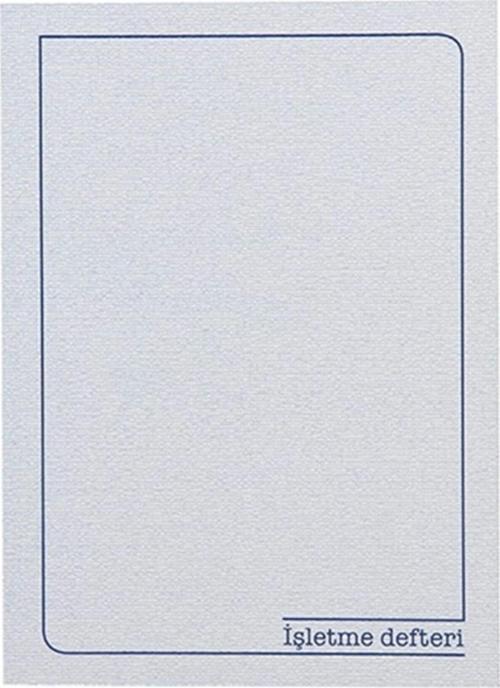 İşletme Defteri 20X28Cm 24 Yaprak İD-244 (12 Li Paket)