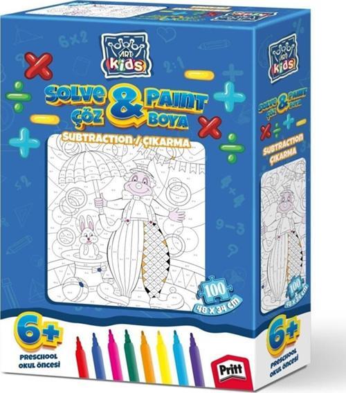 Çöz Boya / Çıkarma 100 Parça Puzzle 5847