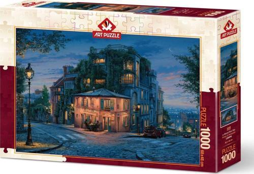 1000 Parça Puzzle Pembe Ev Restaurant 5228