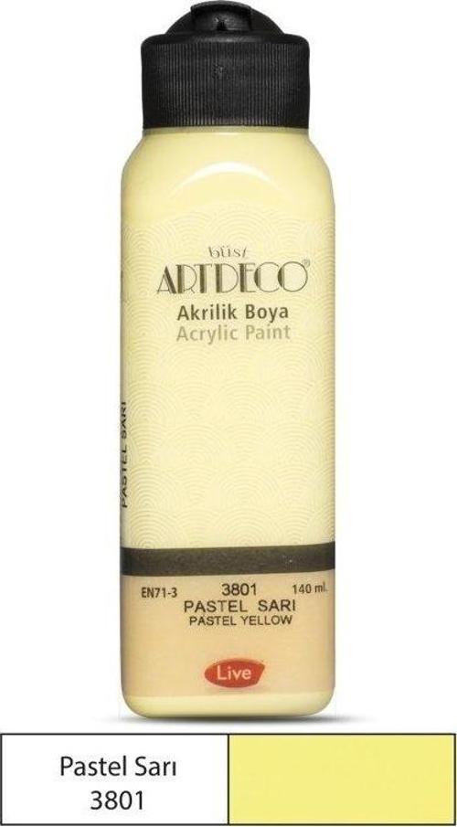 Akrilik Boya Pastel 140 Ml Pastel Sarı 3801