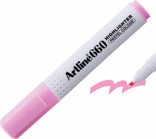 Artline Fosforlu Kalem (İşaret Kalemi) Fosforlu Pembe 660 (12 Li Paket)