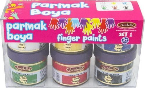 Parmak Boya 6 Lı Set-01 50 Cc Abs50050