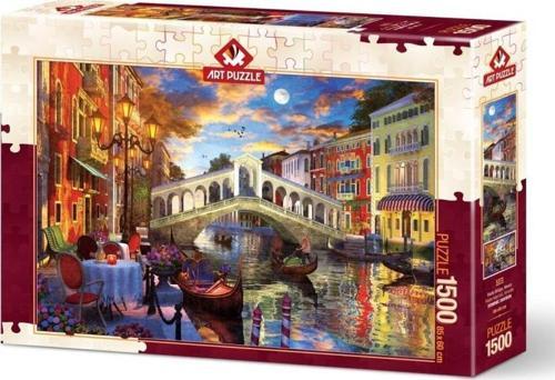1500 Parça Puzzle Rialto Köprüsü Venedik 5372