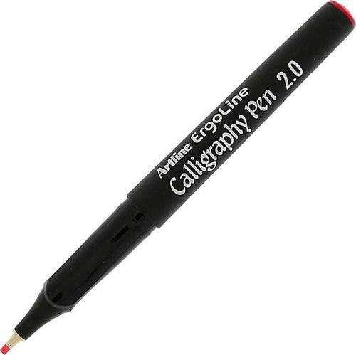 Kaligrafi Kalemi Supreme Calligraphy Pen 2.0 Kırmızı (12 Li Paket)