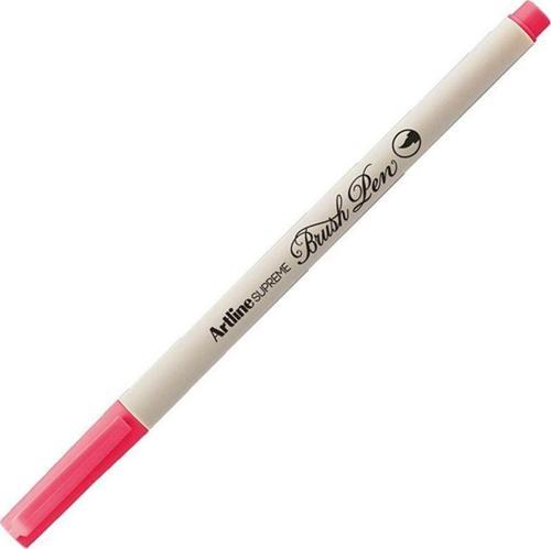 Supreme İnce Fırça Uçlu Markör Kalem Fosforlu Pembe Lv-A-Epfs-F Flo Pink LV-A-EPFS-F (12 Li Paket)