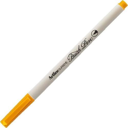 Supreme İnce Fırça Uçlu Markör Kalem Sarı Lv-A-Epfs-F Yellow LV-A-EPFS-F (12 Li Paket)