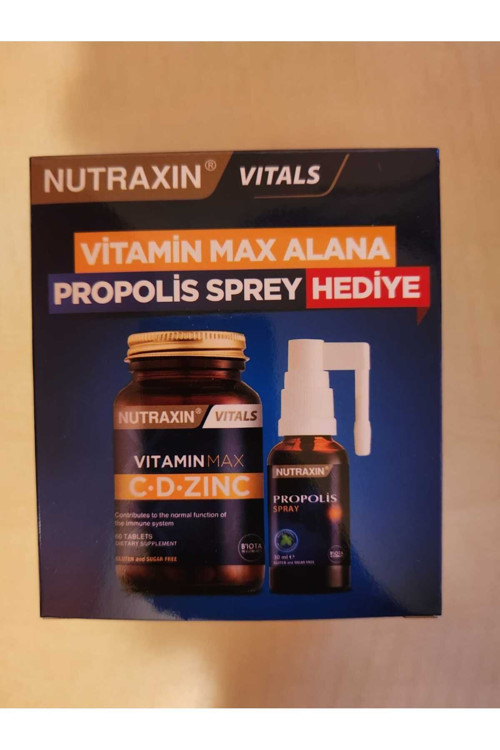 C D Zınc 60 Tablet + Propolis Sprey Hediye