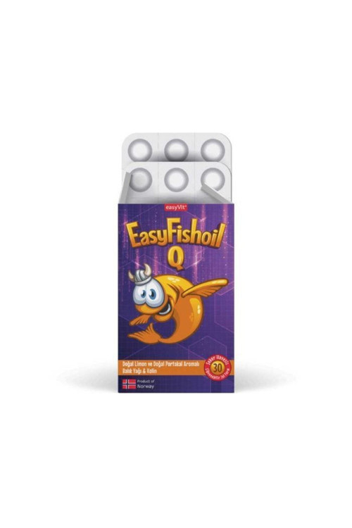 Easyfishoil Q Kids 30 Çiğneme Tableti (Efo101)