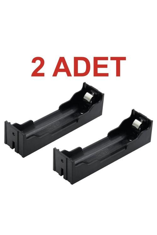 2 Adet 18650 Pil Yuvası Pcb Tip Tekli 3.7 V Li‑Ion Battery Holder
