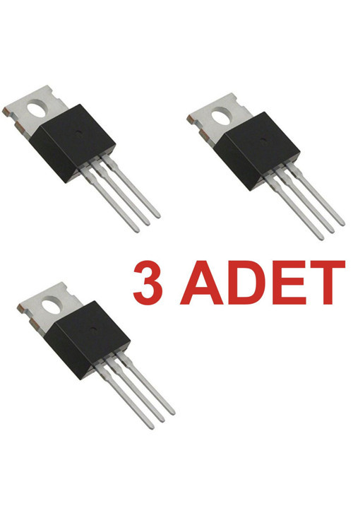 3 Adet Irfz44 N Kanal Power Mosfet To-220