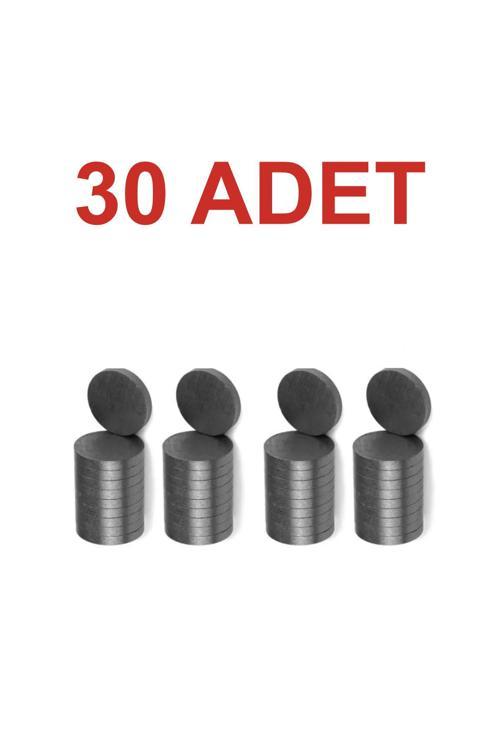 30 Adet Mıknatıs Magnet 15X3Mm Yuvarlak
