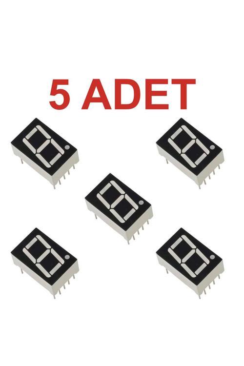 5 Adet 14Mm 7 Segment Ortak Anot Display