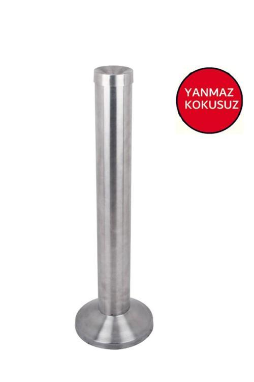 Paslanmaz Çelik Ss304 Boru Tipi Küllük Çap 10,5 Yükseklik 83 Cm