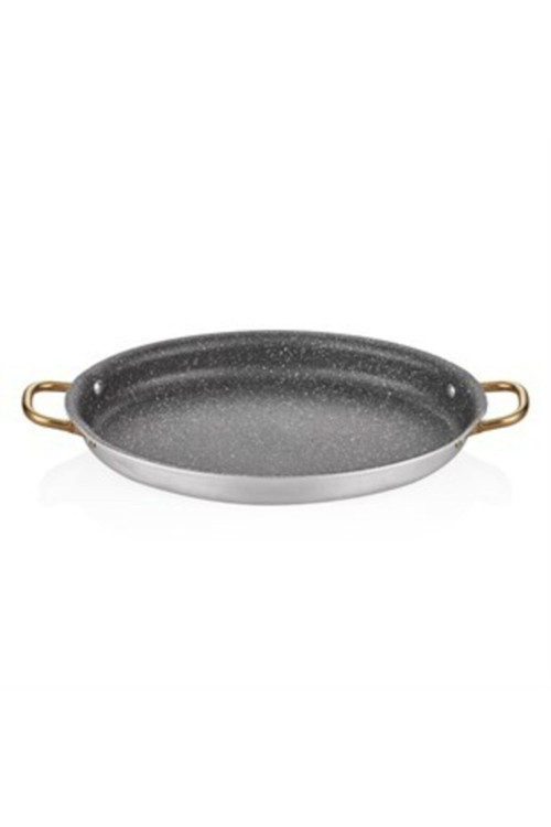 Alu Granit Oval Omlet Tava 28*21*4Cm