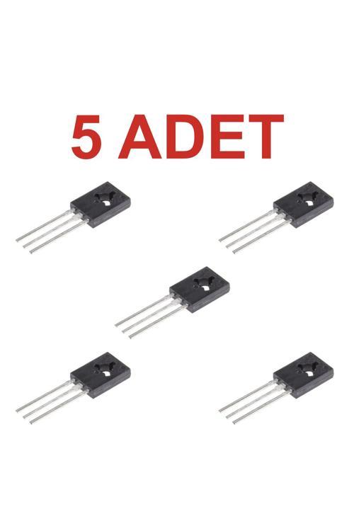 5 Adet Bd136 Transıstor 1.5A 45V Pnp To126
