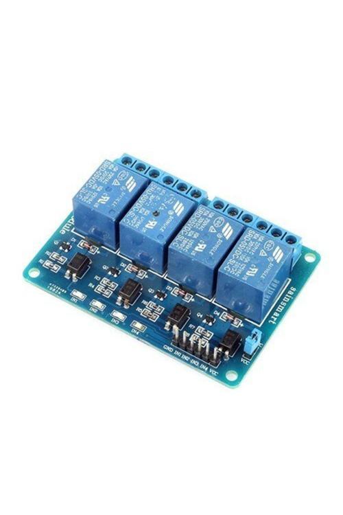 5V 4 Kanal Röle Modülü – Arduino 4‑Ch Relay Board Role Kartı