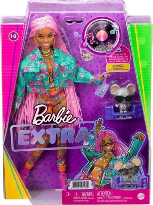 Oyuncak Extra Pembe Örgü Saçlı Bebek Gxf09