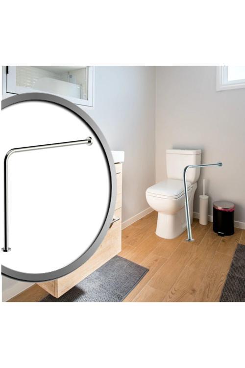 Dpp Engelli Tutunma Barı L Tip Klozet Yanı 75X75 Sabit