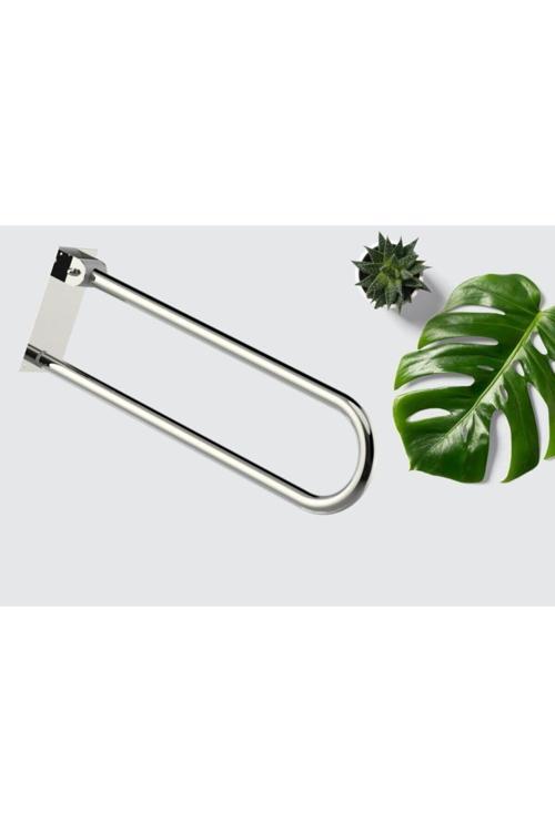 Dux Engelli Mafsallı Klozet Yanı Tutunma Barı (Katlanır Tutamak)