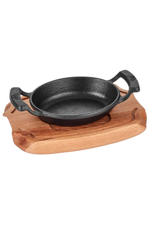 Döküm Demir Oval Sahan 16*12Cm +Nihale