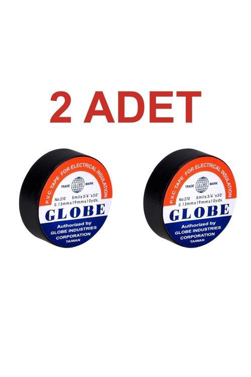 Globe Elektrik Bandı 2 Adet Siyah Renk İzole Elektrik Bandı