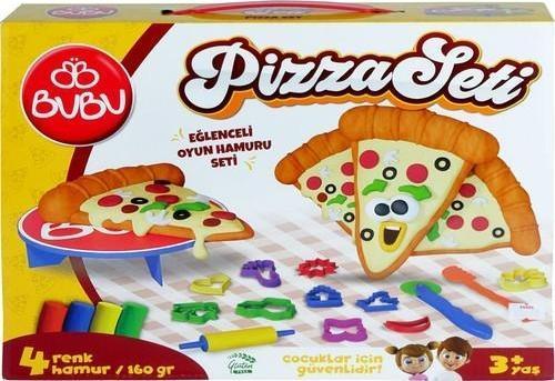 Bu-Bu Oyun Hamuru Seti Pizza (L) Bubu-Oh0011