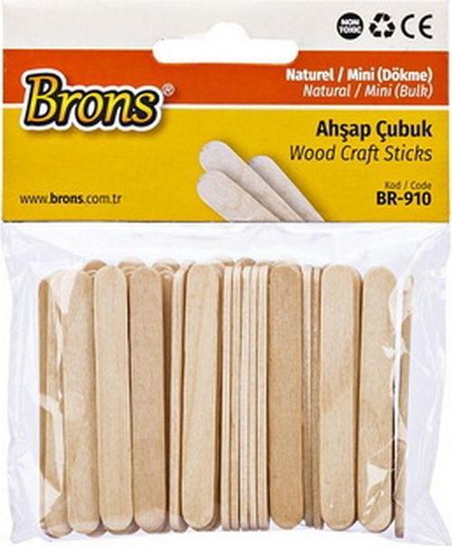 Ahşap Çubuk Naturel Mini Dökme Br-910