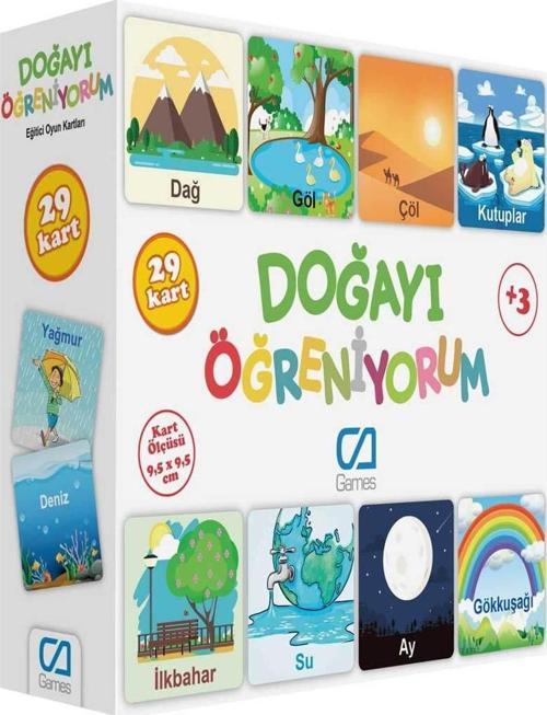 Eğitici Doğayı Öğreniyorum Eğitici Bilgi Kartları 5053