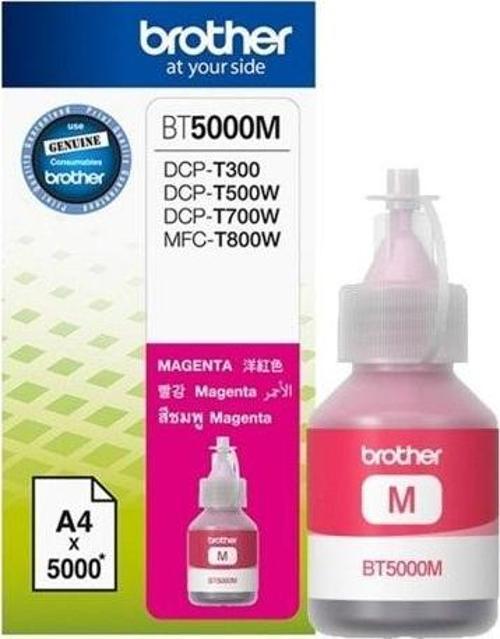 Bt5000M Magenta Kırmızı 5.000 Sayfa Şişe Mürekkep Dcp-T300-310-500-510-700-710 Mfc-T800
