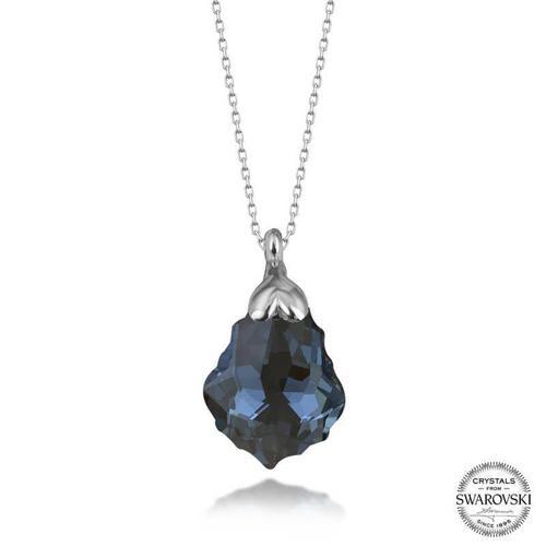 Swarovski Crystal Taşlı Gümüş Kadın Kolye  SL5506