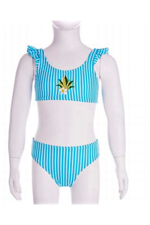 Çocuk Bikini Takımı Mavi Mavi 8 - 9 Yaş