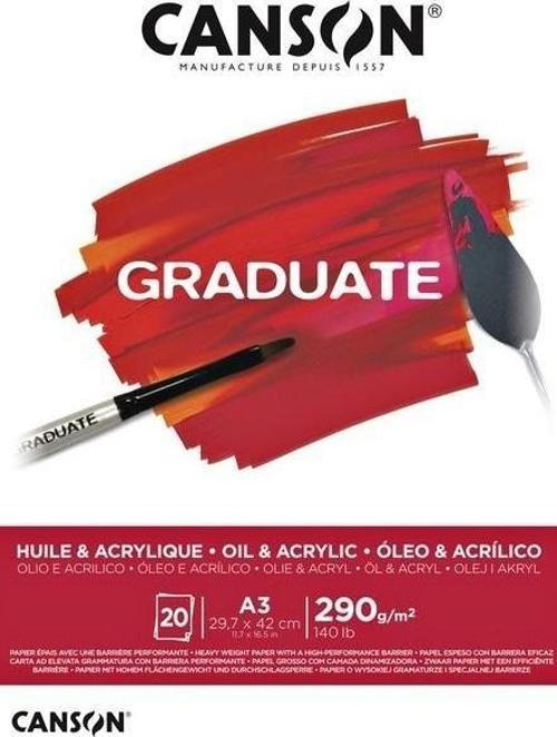 A3 Çizim Bloğu (Çizim Defteri) Graduate Yağlı Boya Ve Akrilik 20 Yaprak 290 Gram 400110381