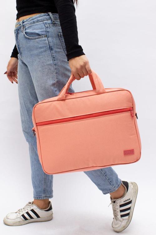 Pudra Unisex 15.6'' Suya Ve Darbeye Dayanıklı Fonksiyonel İç Bölmeli Bilgisayar Evrak Laptop Çantası